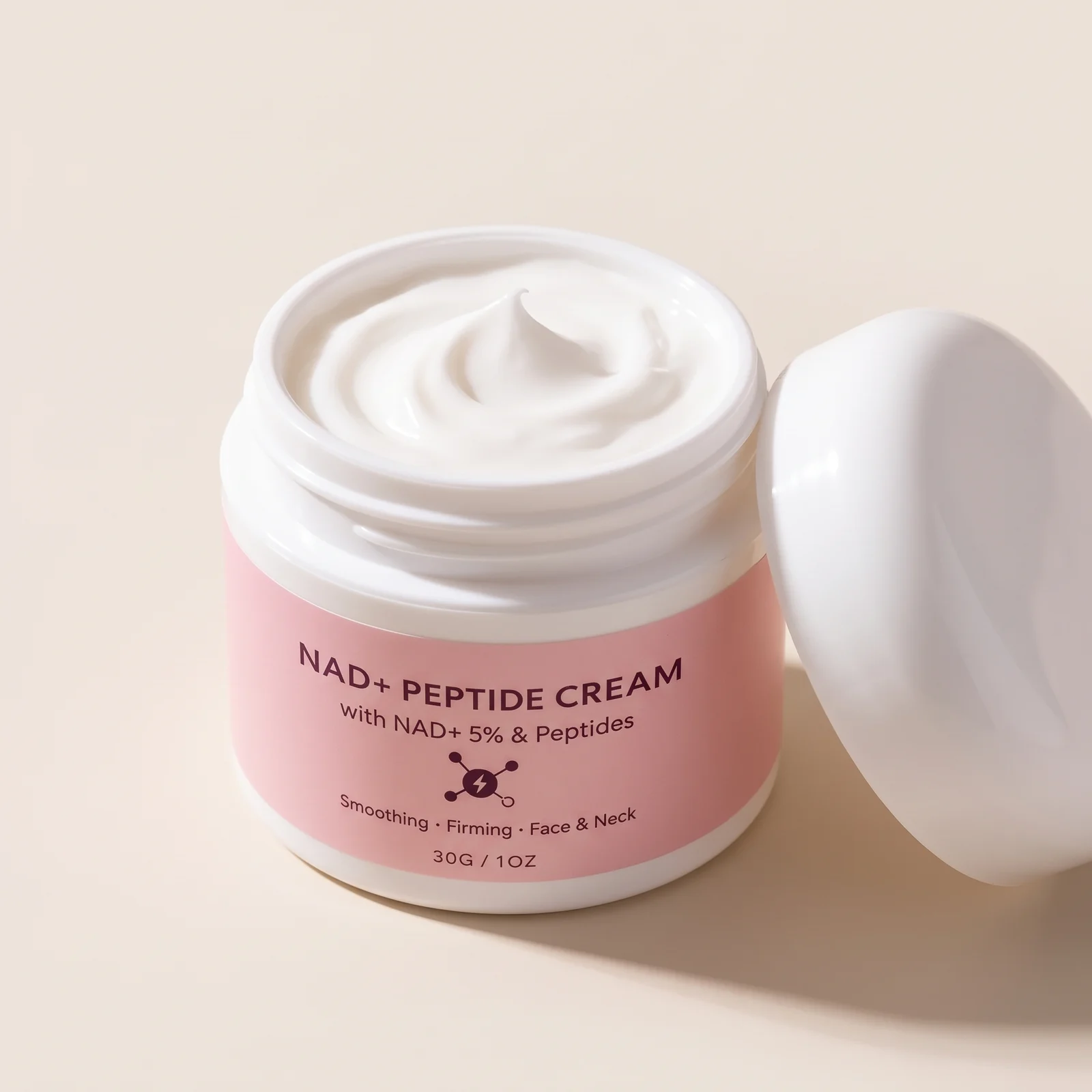 The whipped, lightweight cream texture